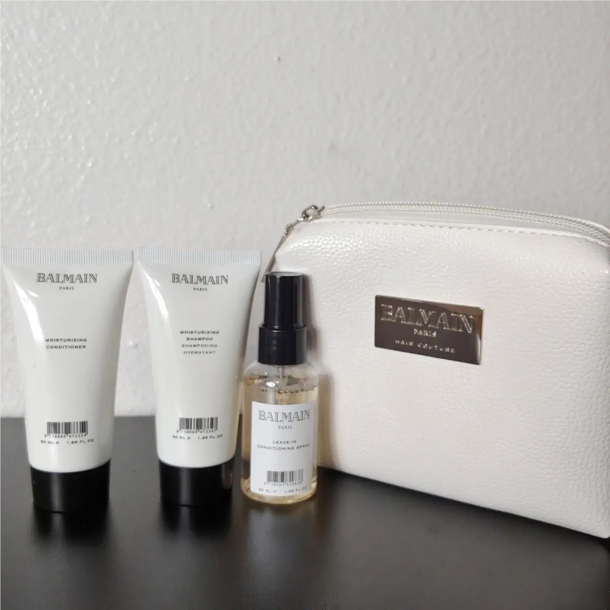 Balmain Hair Couture Set with Leather Pouch