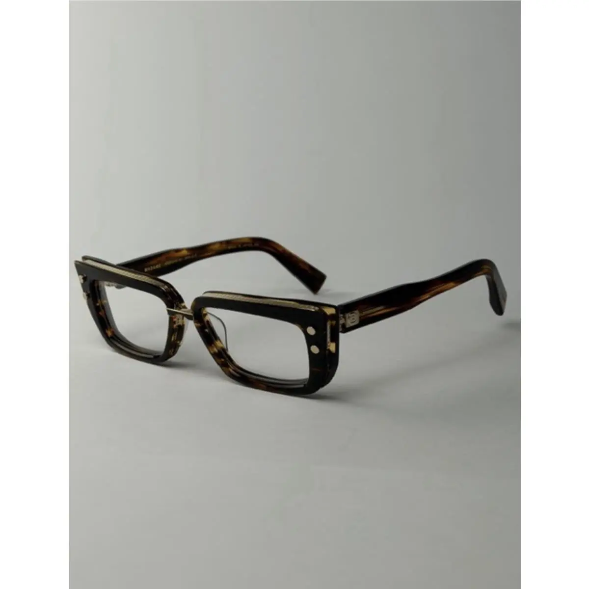 Balmain BPX-134B-51 Brn-gld Brown and Gold Eyeglassesnew