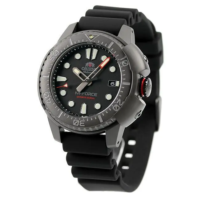Orient Automatic Diver Sapphire M-force Black Dial Watch RN-AC0L03B