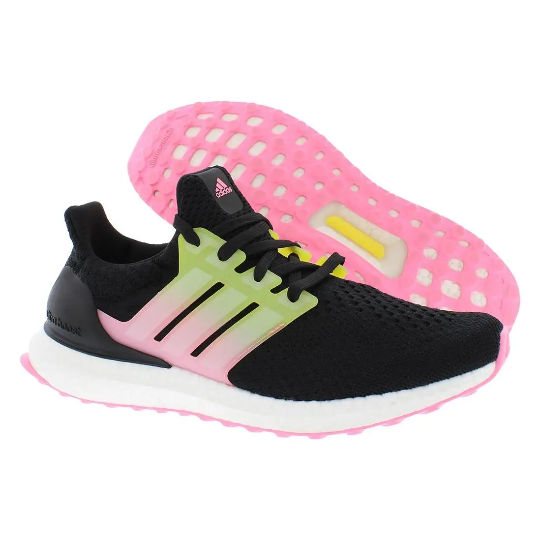 Adidas shoes - Black/Pink/Yellow, Main: Black 3