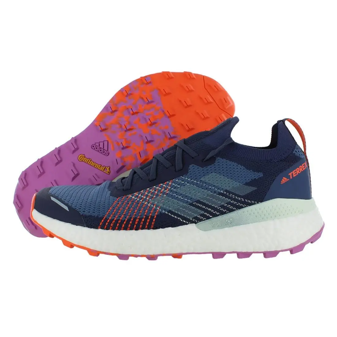 Adidas shoes - Wonder Steel/Magic Grey Metallic/Impact Orange, Main: Blue 3
