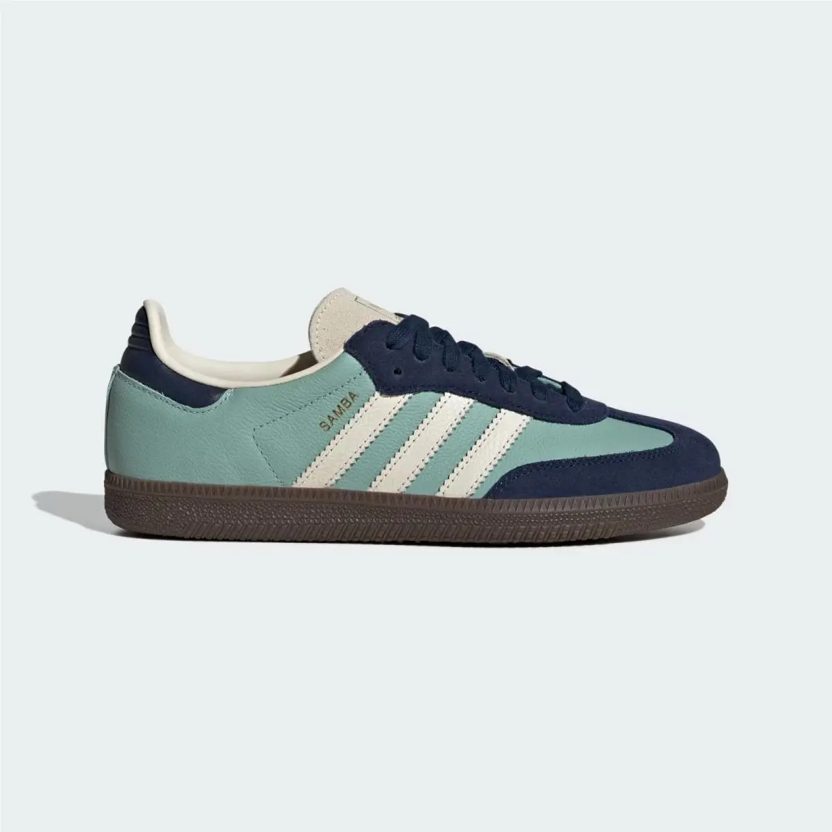 Size 10 - Women`s Adidas Samba OG Shoes `hazy Green` JI4208