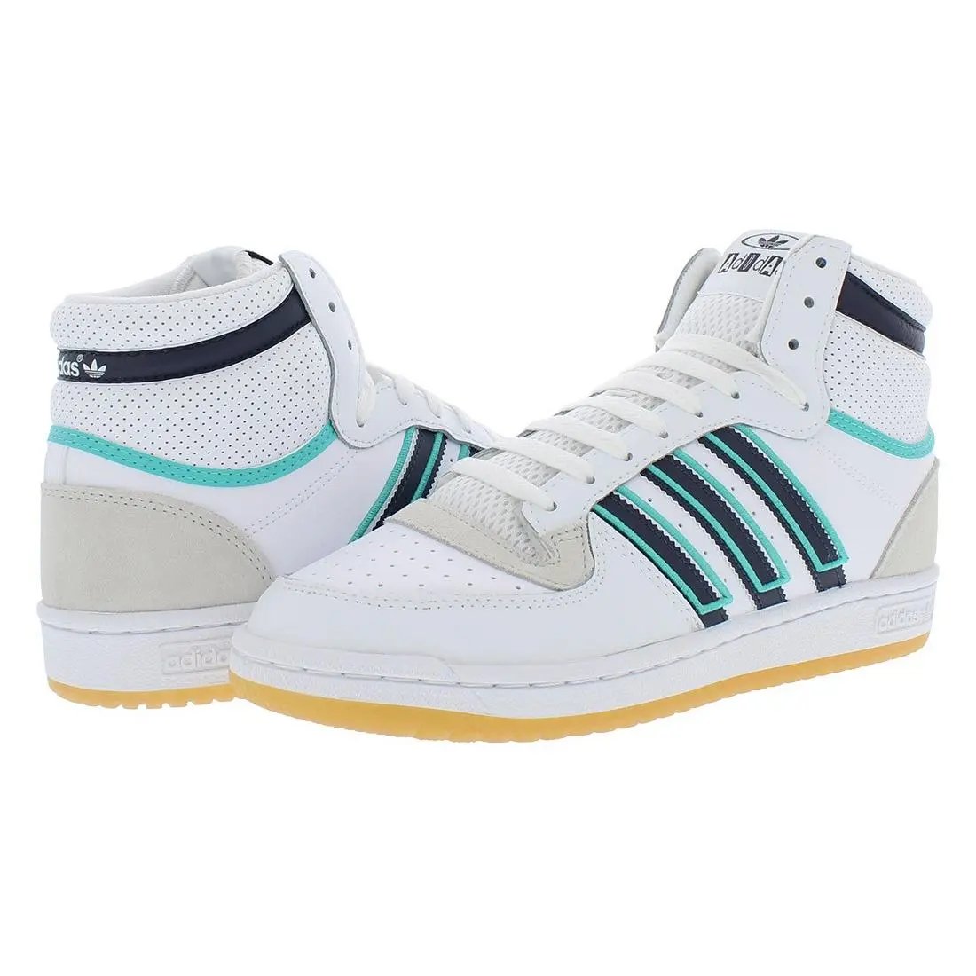 Adidas shoes - White/Navy, Main: White (UPC: 195733753450) 0
