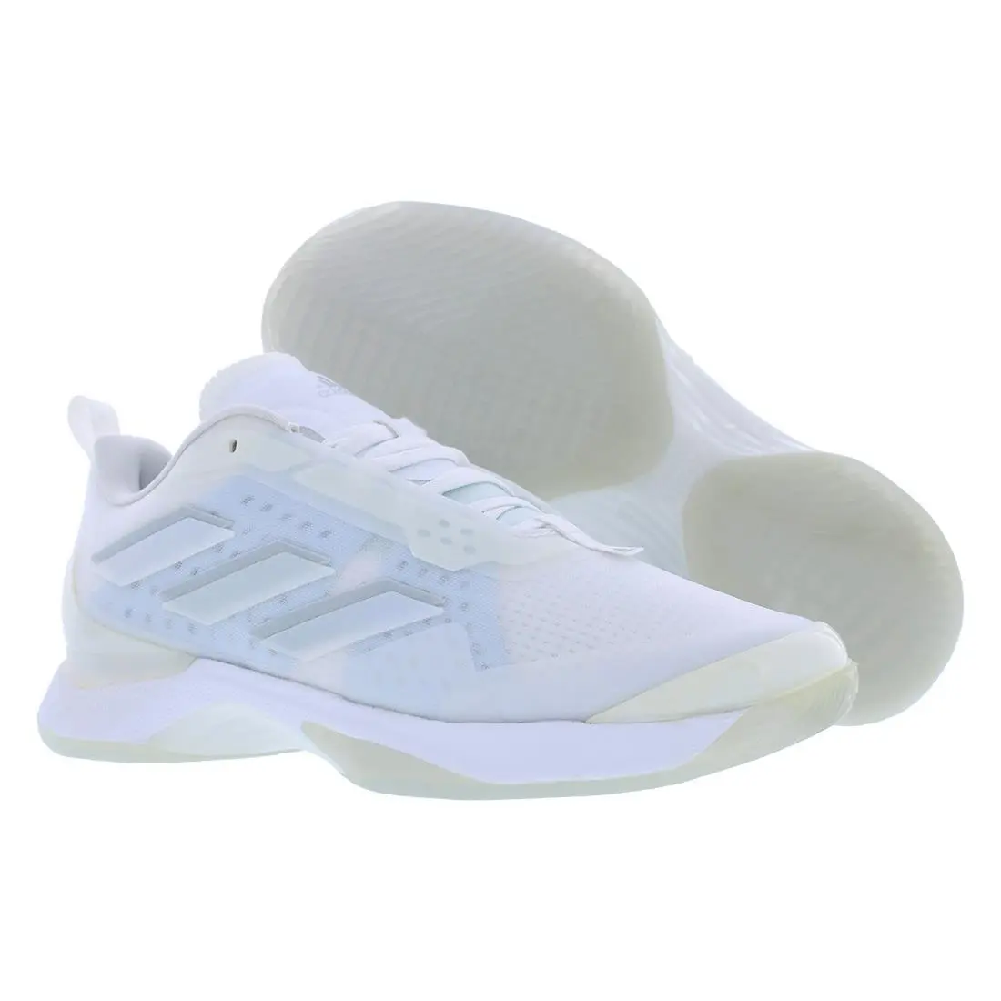 Adidas Avacourt Womens Shoes Size 6.5 Color: White/white/silver Metallic - White/White/Silver Metallic, Main: White