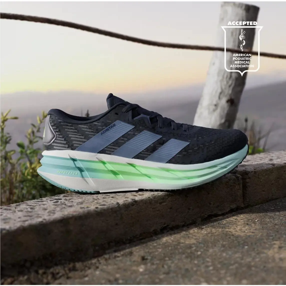 Adidas shoes - adidas Adistar 4 - Adistar - Aurora Ink/Preloved Ink/Lime Burst 5