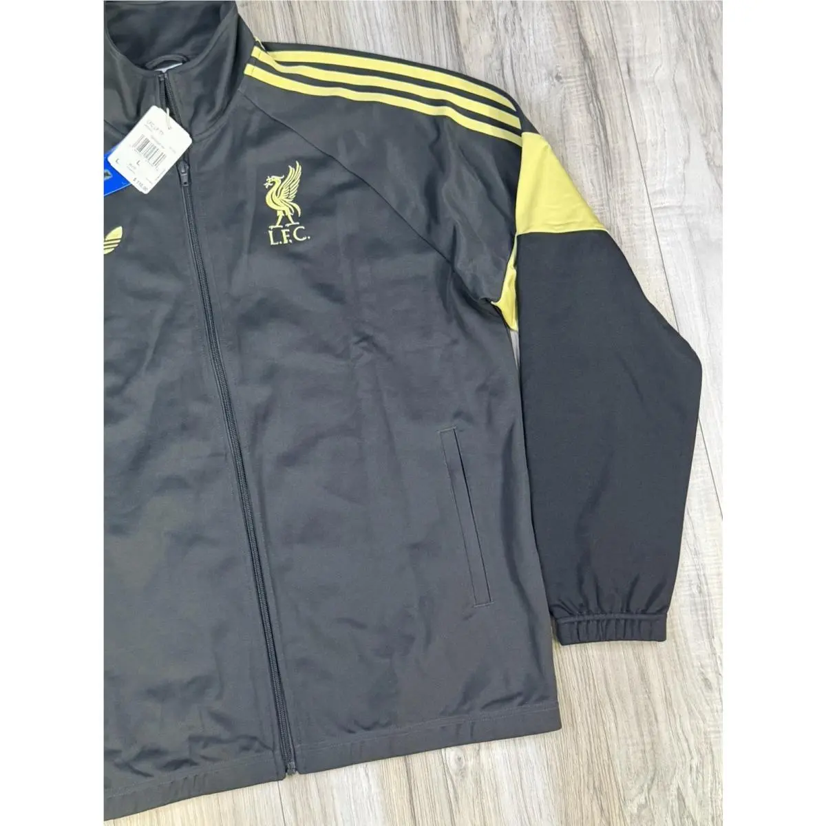 Adidas clothing - Adidas LIverpool FC LFSTLR Track Jacket - Carbon (UPC: 198320258390) 1