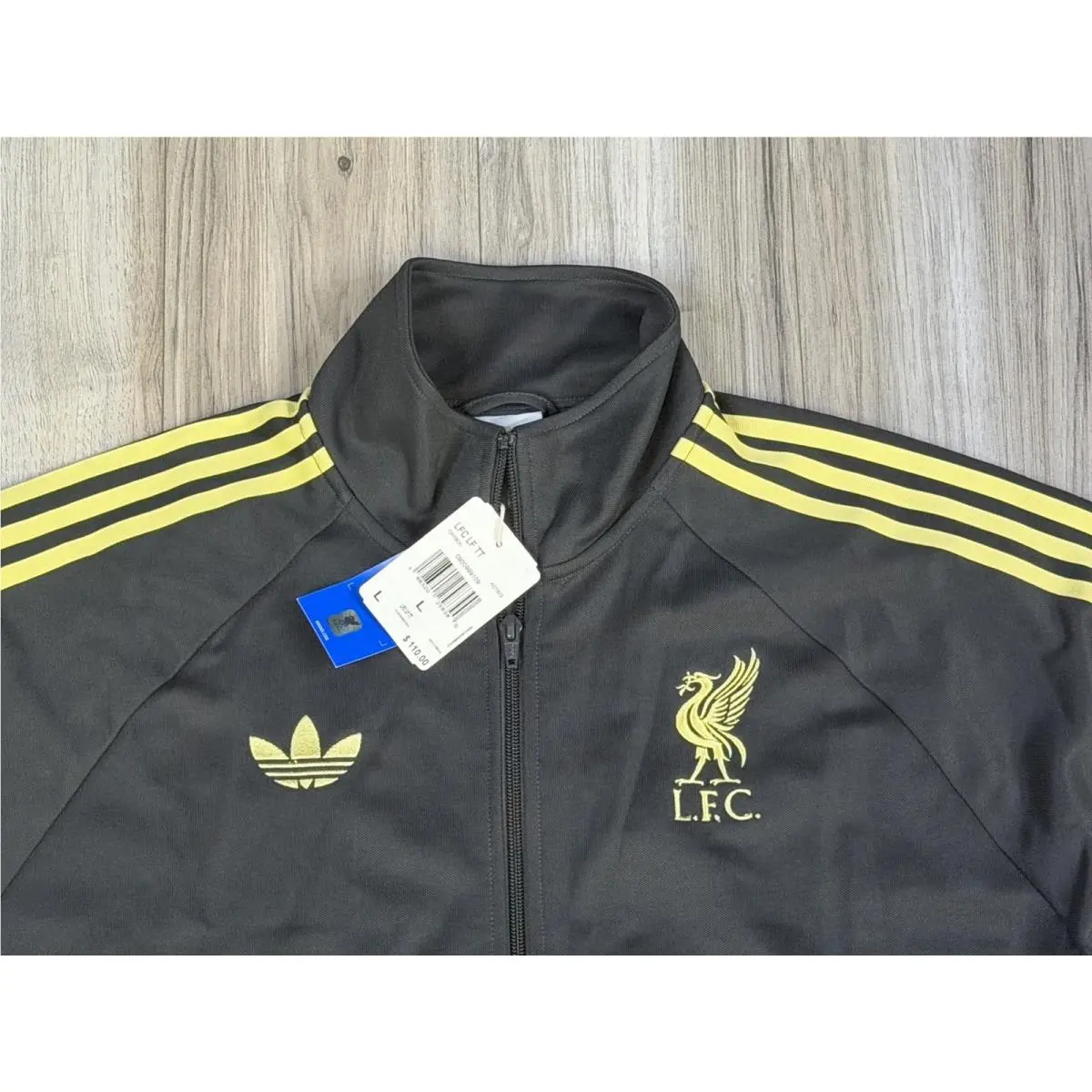 Adidas clothing - Adidas LIverpool FC LFSTLR Track Jacket - Carbon (UPC: 198320258390) 2