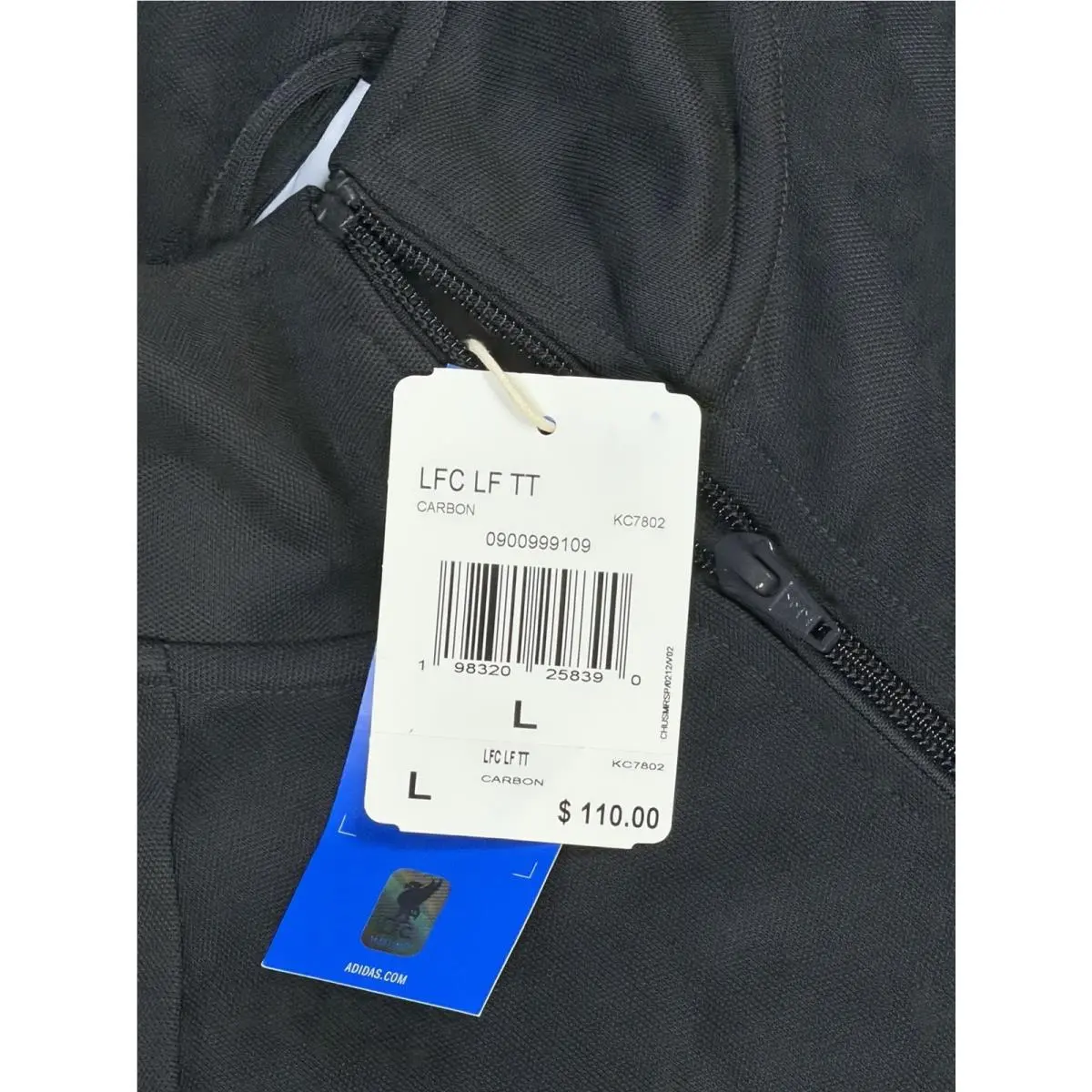 Adidas clothing - Adidas LIverpool FC LFSTLR Track Jacket - Carbon (UPC: 198320258390) 5