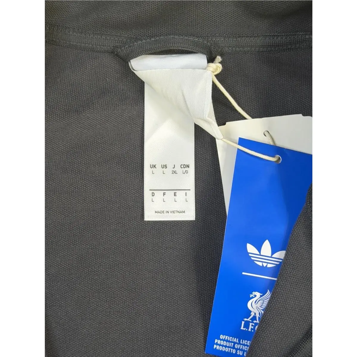 Adidas clothing - Adidas LIverpool FC LFSTLR Track Jacket - Carbon (UPC: 198320258390) 6