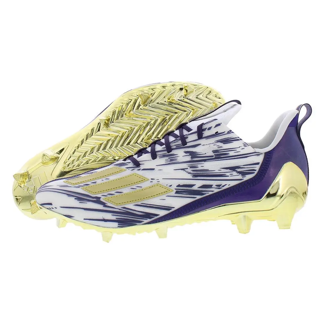 Adidas Adizero Mens Shoes Size 13 Color: Footwear White/purple/gold Metallic