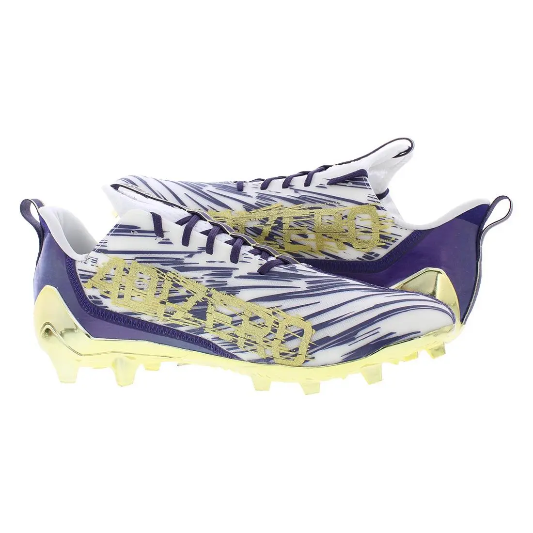 Adidas shoes - Footwear White/Purple/Gold Metallic, Full: Footwear White/Purple/Gold Metallic (UPC: 195749412983) 1