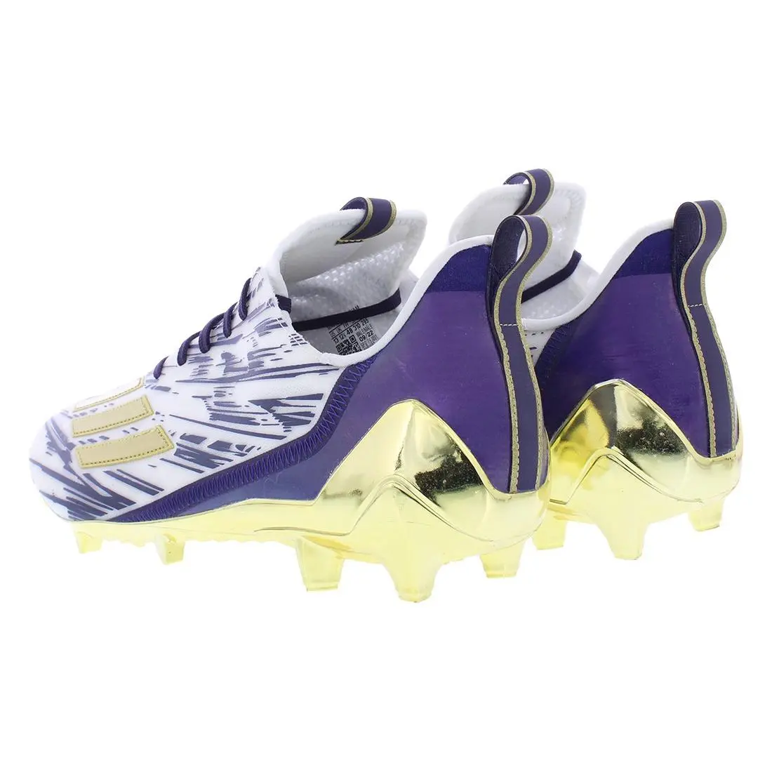 Adidas shoes - Footwear White/Purple/Gold Metallic, Full: Footwear White/Purple/Gold Metallic (UPC: 195749412983) 2