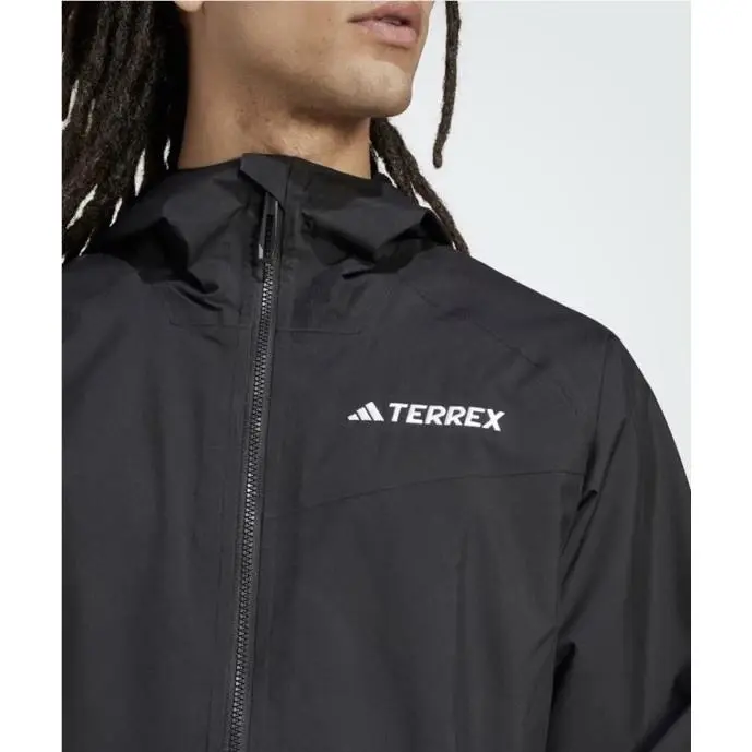 Adidas clothing - TERREX Multi 2L Rain Jacket - JN8804 - Black 2