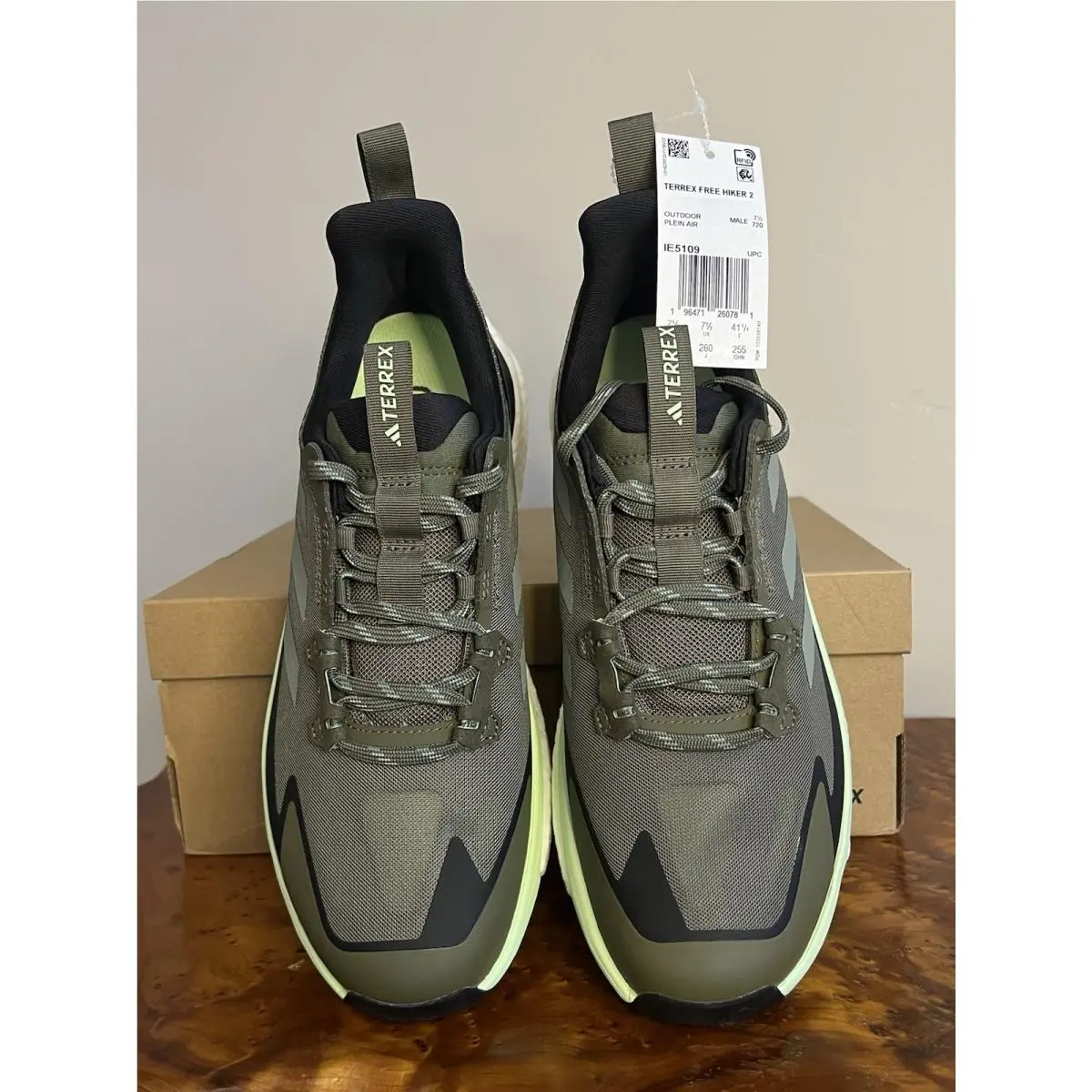 Adidas shoes - adidas TERREX Free Hiker - TERREX Free Hiker - IE5104 - Green, Manufacturer: Olive Strata/Silver Green/Core Black 0