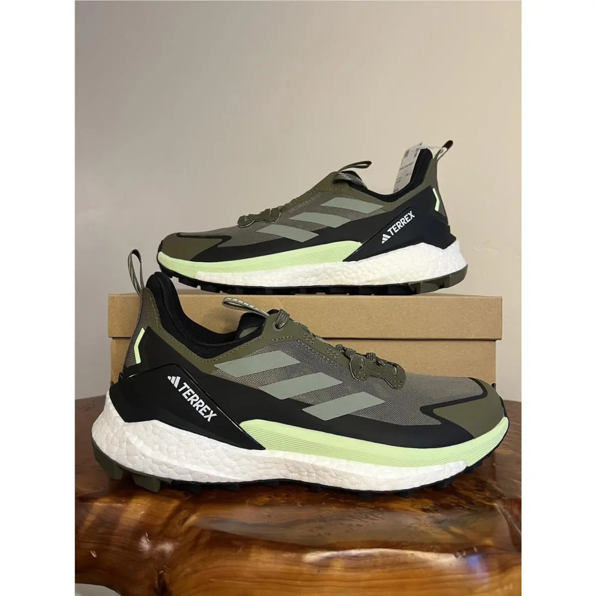 Adidas shoes - adidas TERREX Free Hiker - TERREX Free Hiker - IE5104 - Green, Manufacturer: Olive Strata/Silver Green/Core Black 4