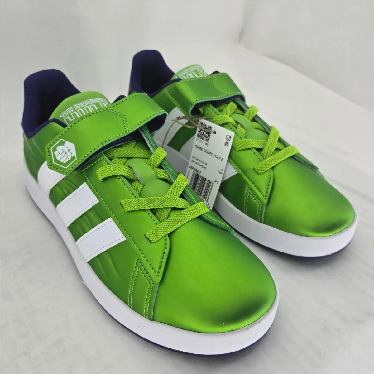 Adidas shoes - Grand Court Hulk EL K - HP3607 - Green 11