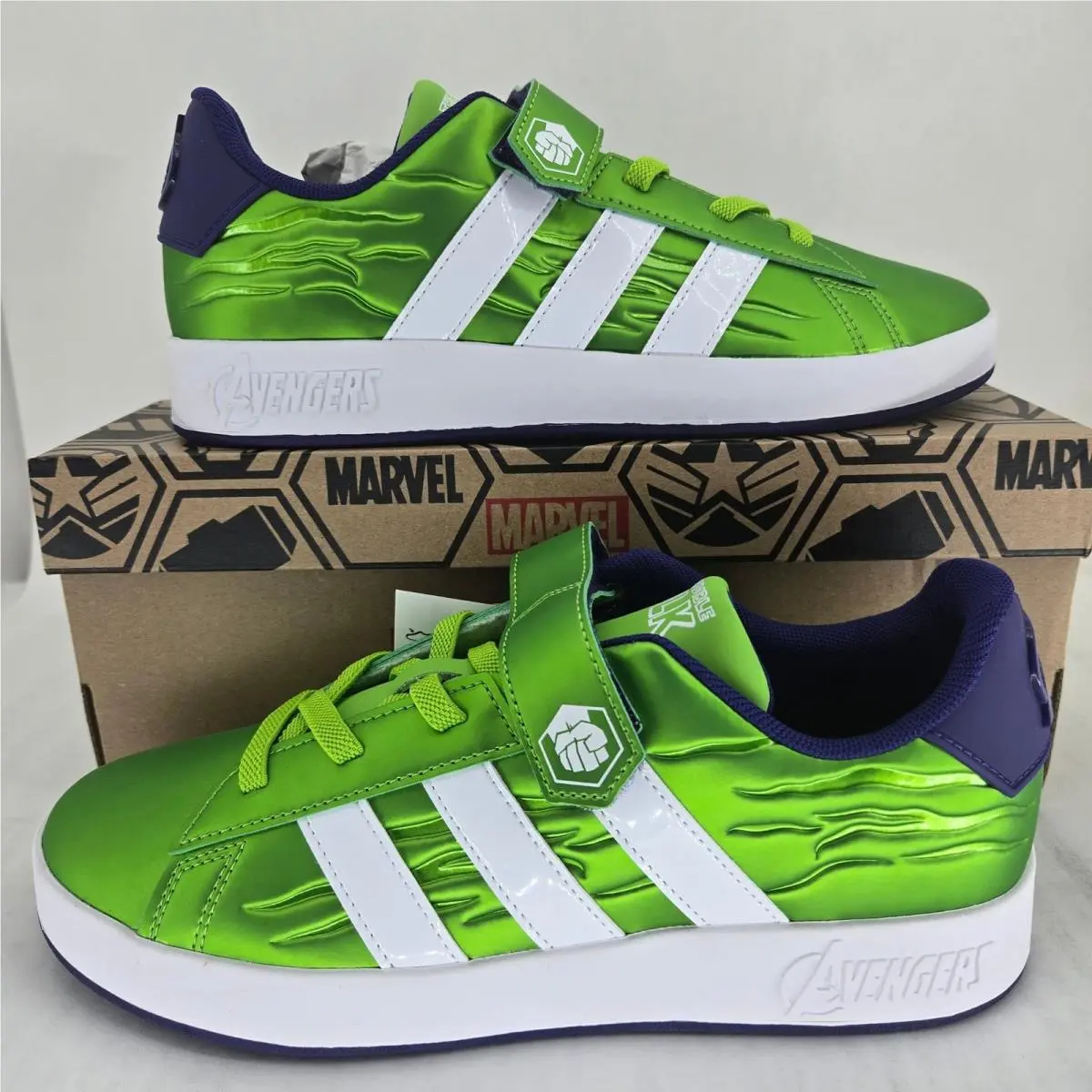 Adidas shoes - Grand Court Hulk EL K - HP3607 - Green 0