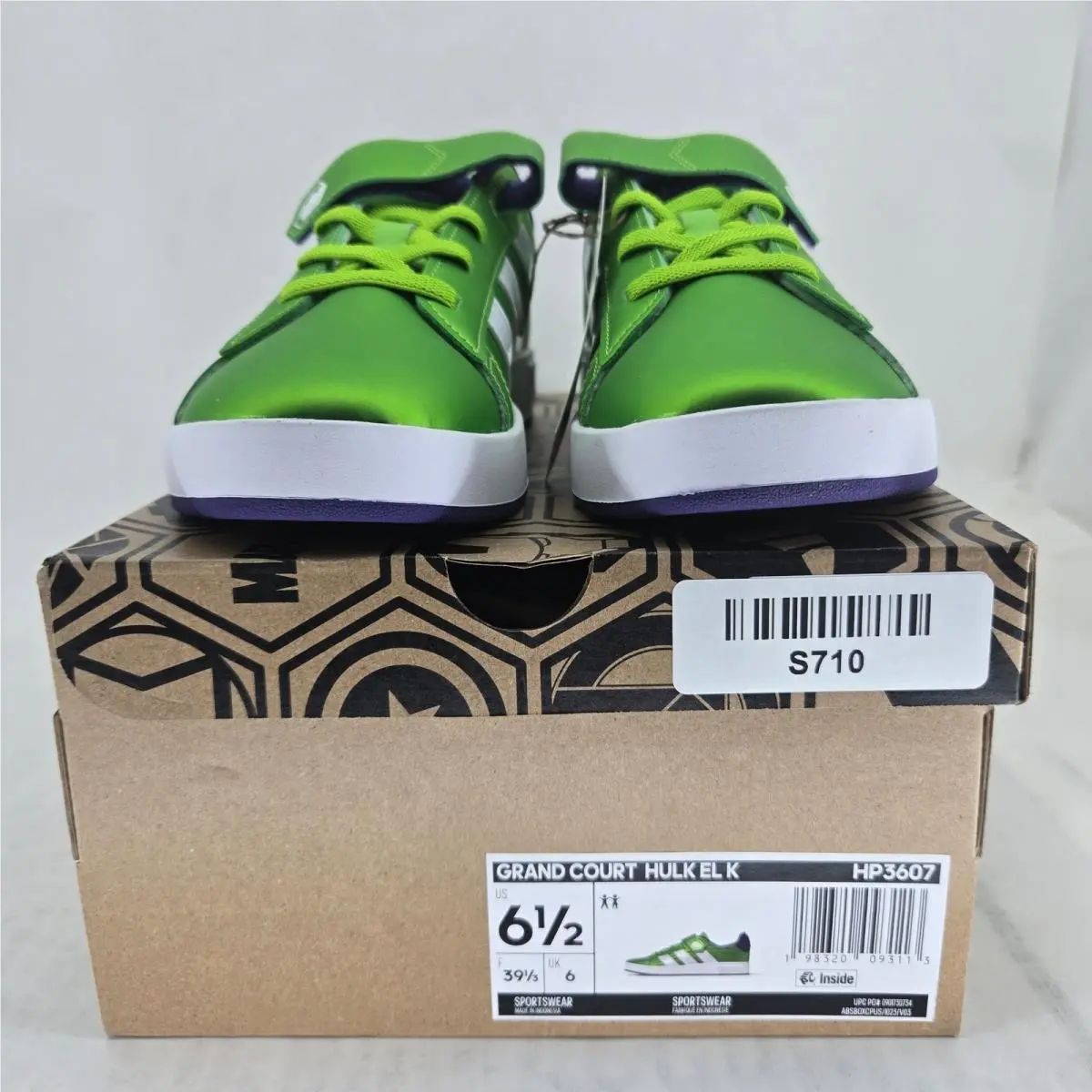 Adidas shoes - Grand Court Hulk EL K - HP3607 - Green 4