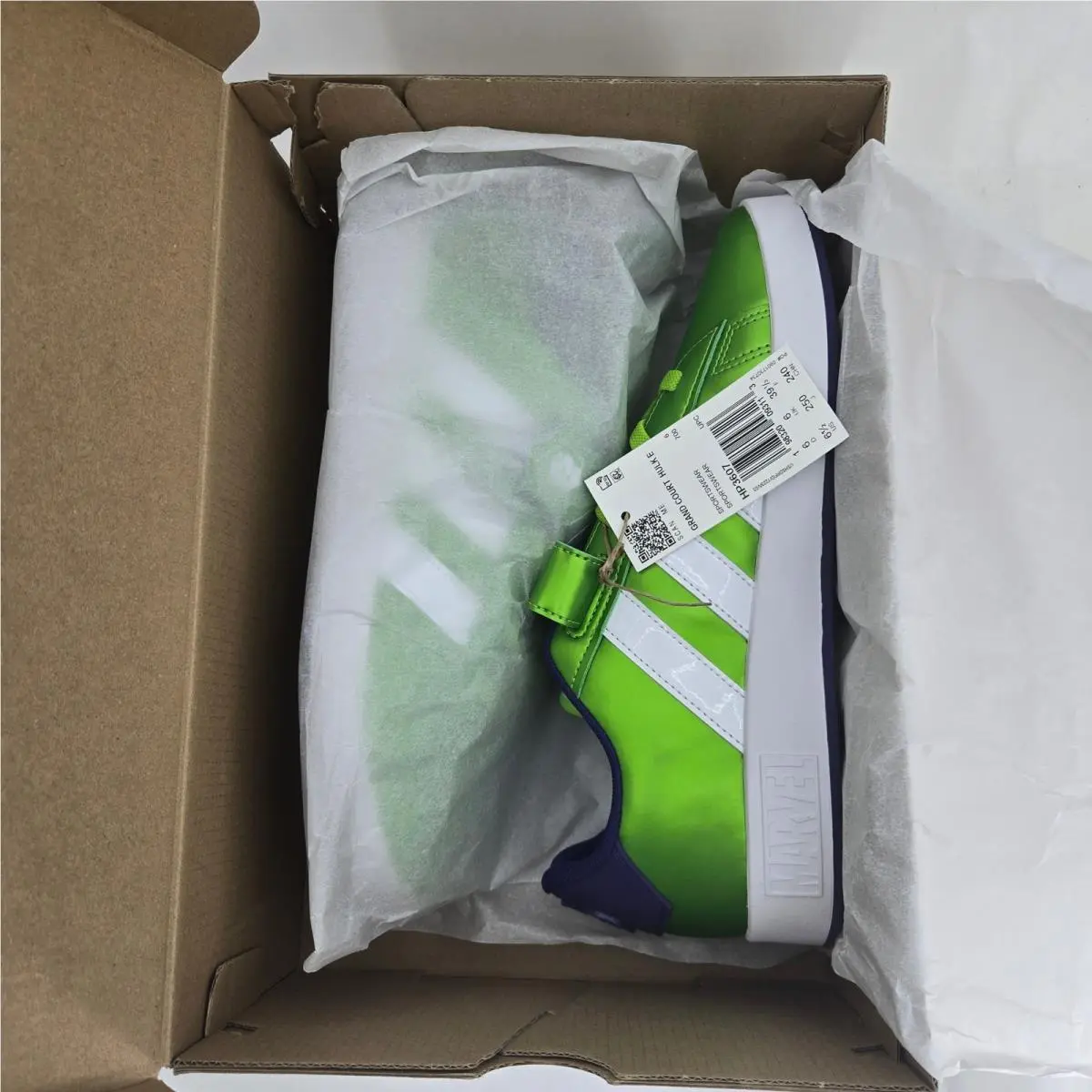 Adidas shoes - Grand Court Hulk EL K - HP3607 - Green 6