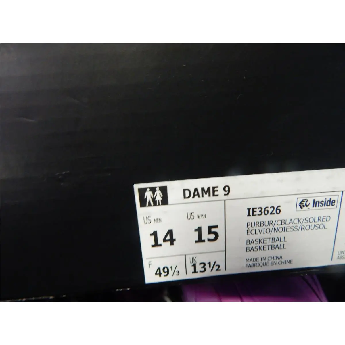 Adidas shoes - adidas Dame - Dame - Purple 3
