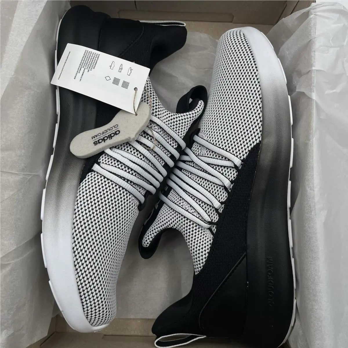 Adidas shoes - adidas Lite Racer Adapt - Lite Racer Adapt - White/Black/Gray (UPC: 196477214702) 7