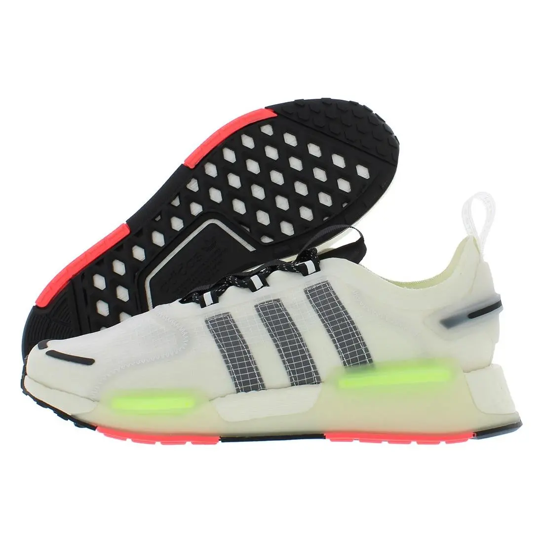 Adidas Nmd V3 Mens Shoes Size 14 Color: Crystal White/core Black/signal Green