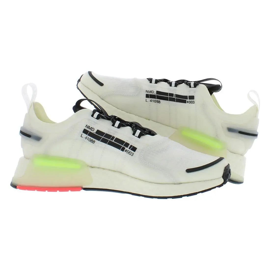 Adidas shoes - Crystal White/Core Black/Signal Green, Main: White (UPC: 195733681128) 1