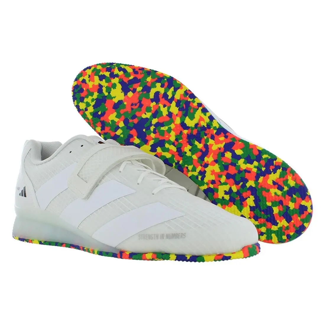 Adidas Adipower Weightlifting 3 Unisex Shoes Size 3.5 Color: White/white/black