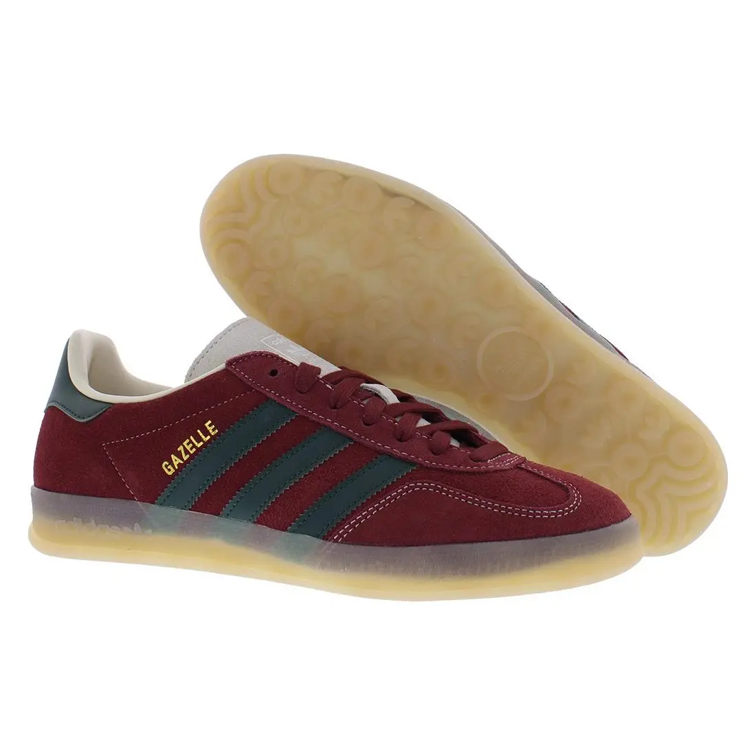 Adidas Gazelle Indoor Suede Mens Shoes Size 8.5 Color: Shadow Red/shadow