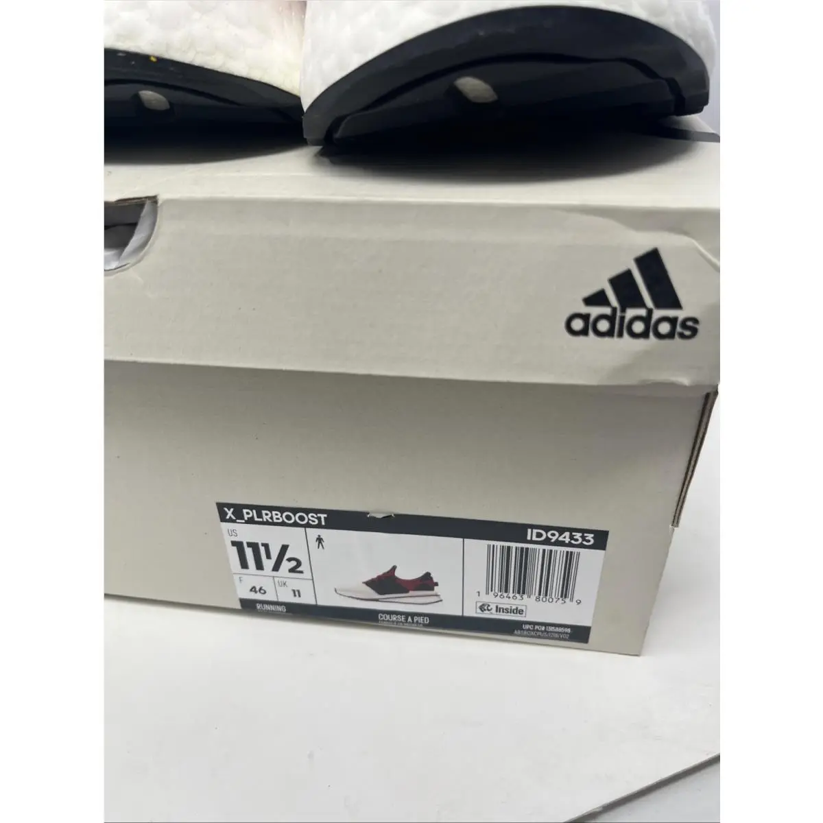 Adidas shoes - adidas X_PLRBOOST - ID9433 - White 4