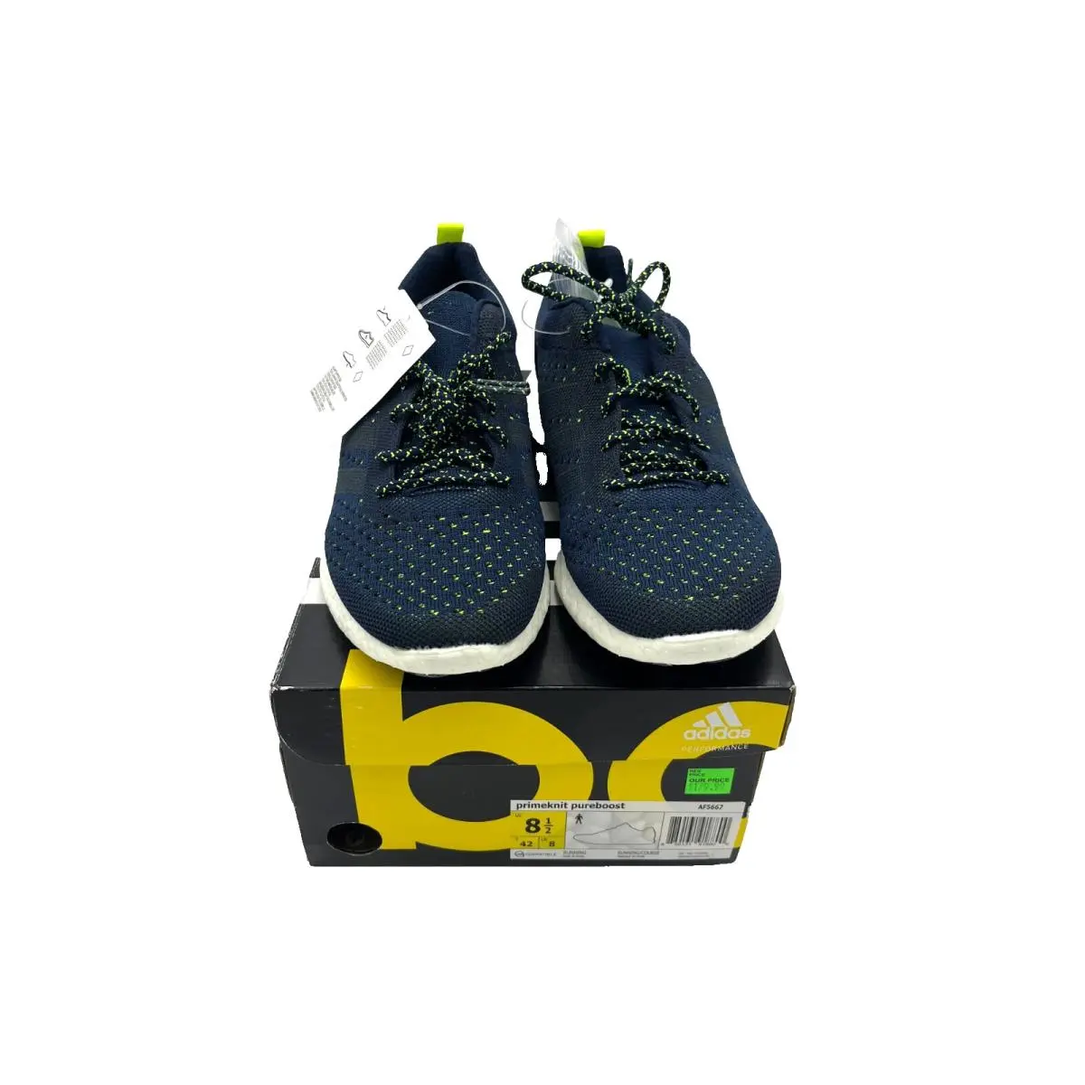 Adidas Performance Men`s Sneakers Shoes Prime Knit Pureboost Size 8 1/2 AF5667