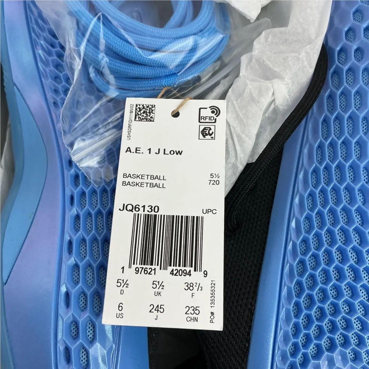 Adidas shoes - Adidas A.E. 1 - Blue, Black 7