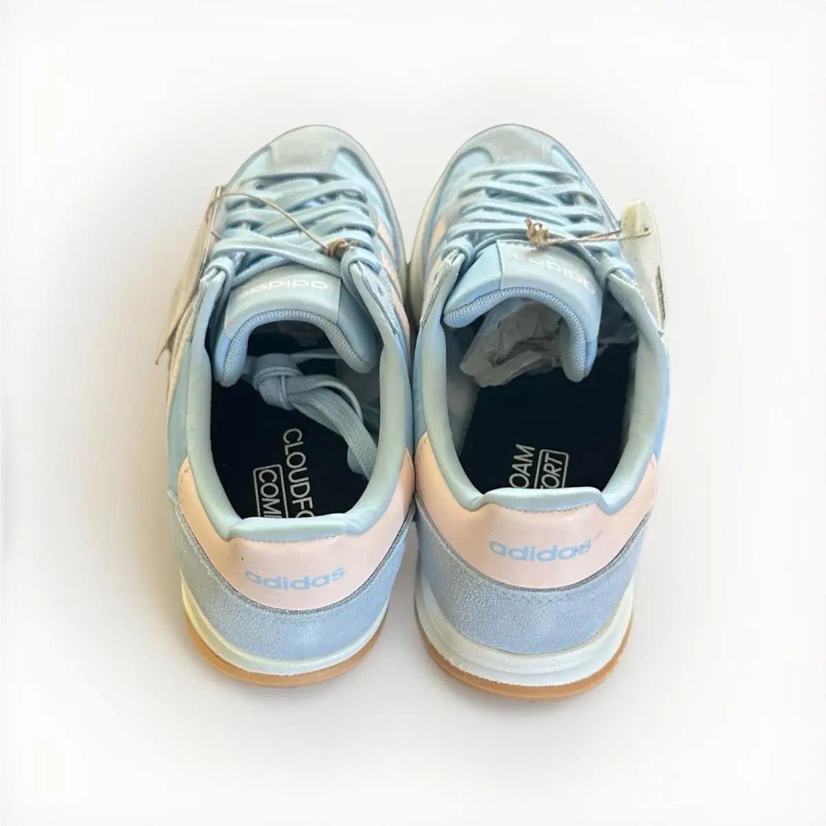 Adidas shoes - adidas Run - Run - White and Blue And pink 1