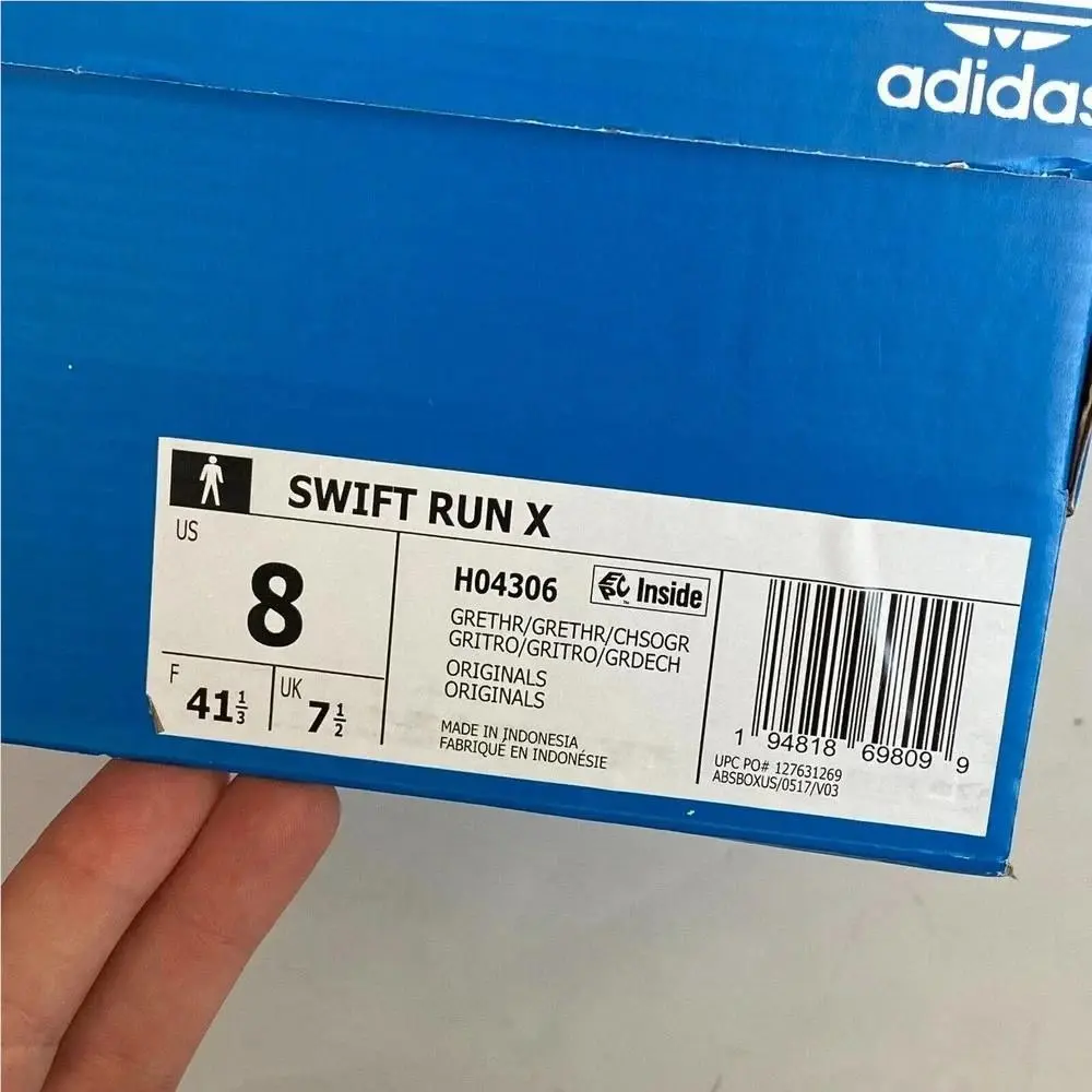 Adidas shoes - Adidas Swift Run X - Swift Run - H04306 - Gray 5