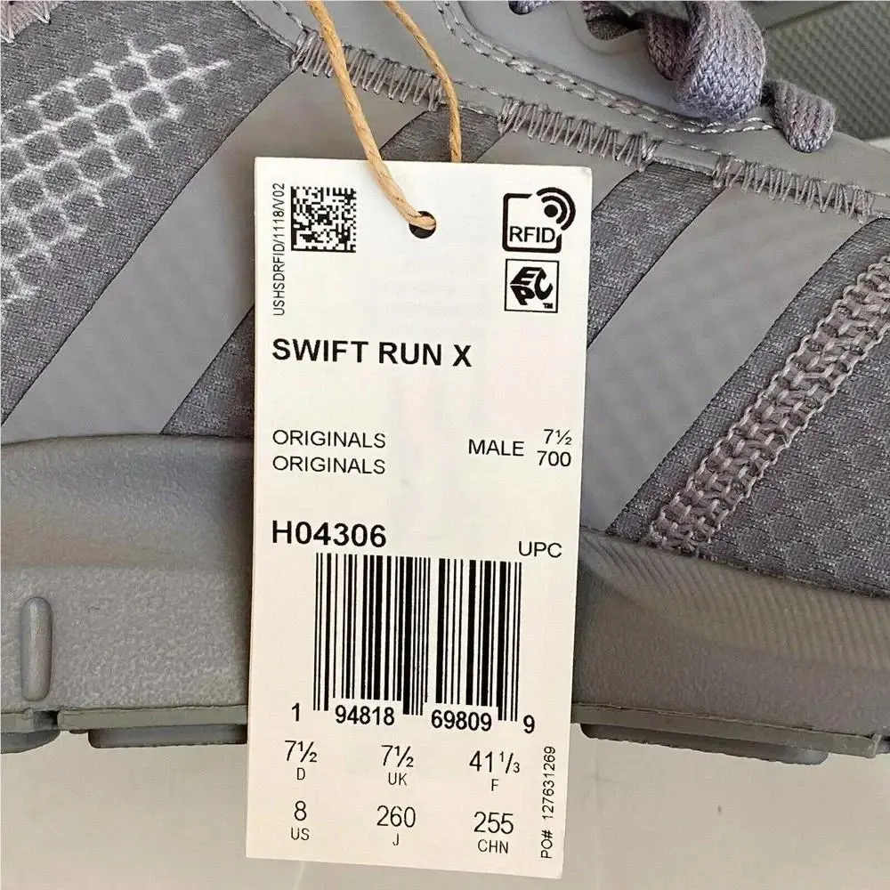 Adidas shoes - Adidas Swift Run X - Swift Run - H04306 - Gray 6