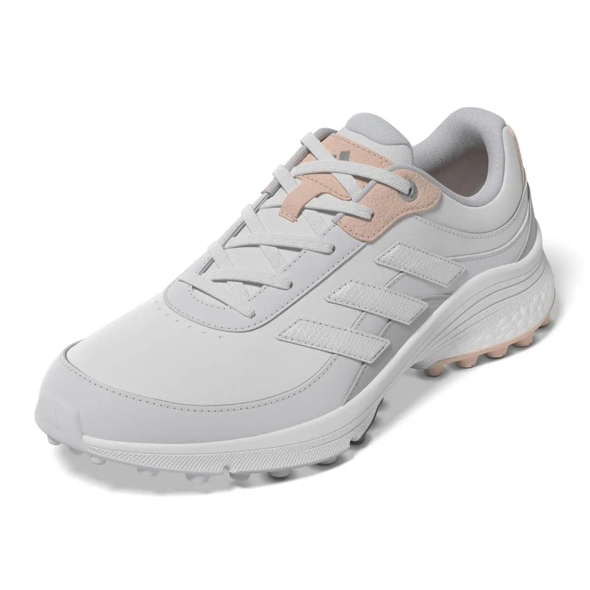Adidas Women`s Zoysia Spikeless Shoes Dash Grey/crystal White/powder Coral 7.5