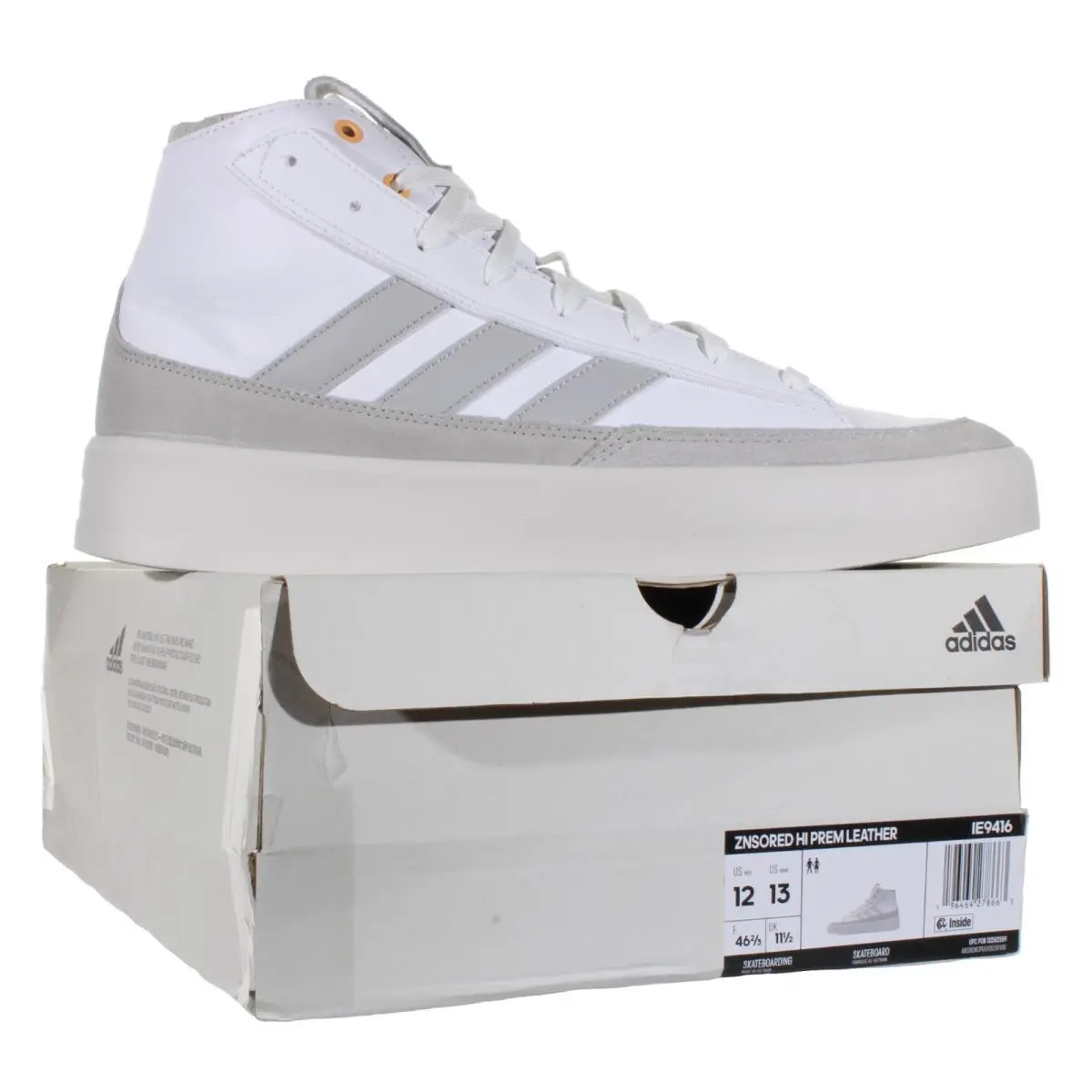 Adidas shoes - adidas Znsored Hi - Znsored - IE9416 - Cloud White, Grey Two, Acid Orange 1