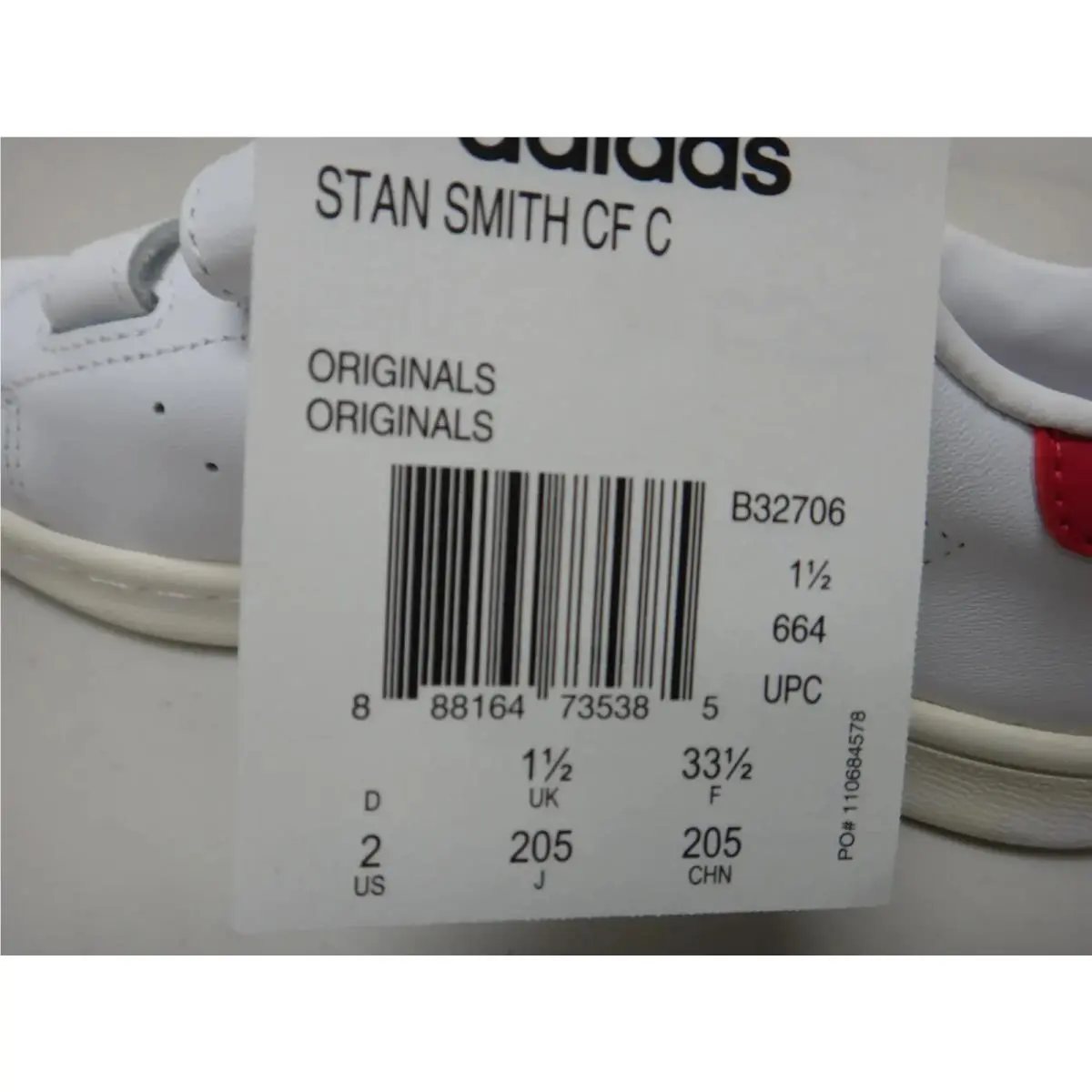 Adidas shoes - Stan Smith CF C B32706 - White 8