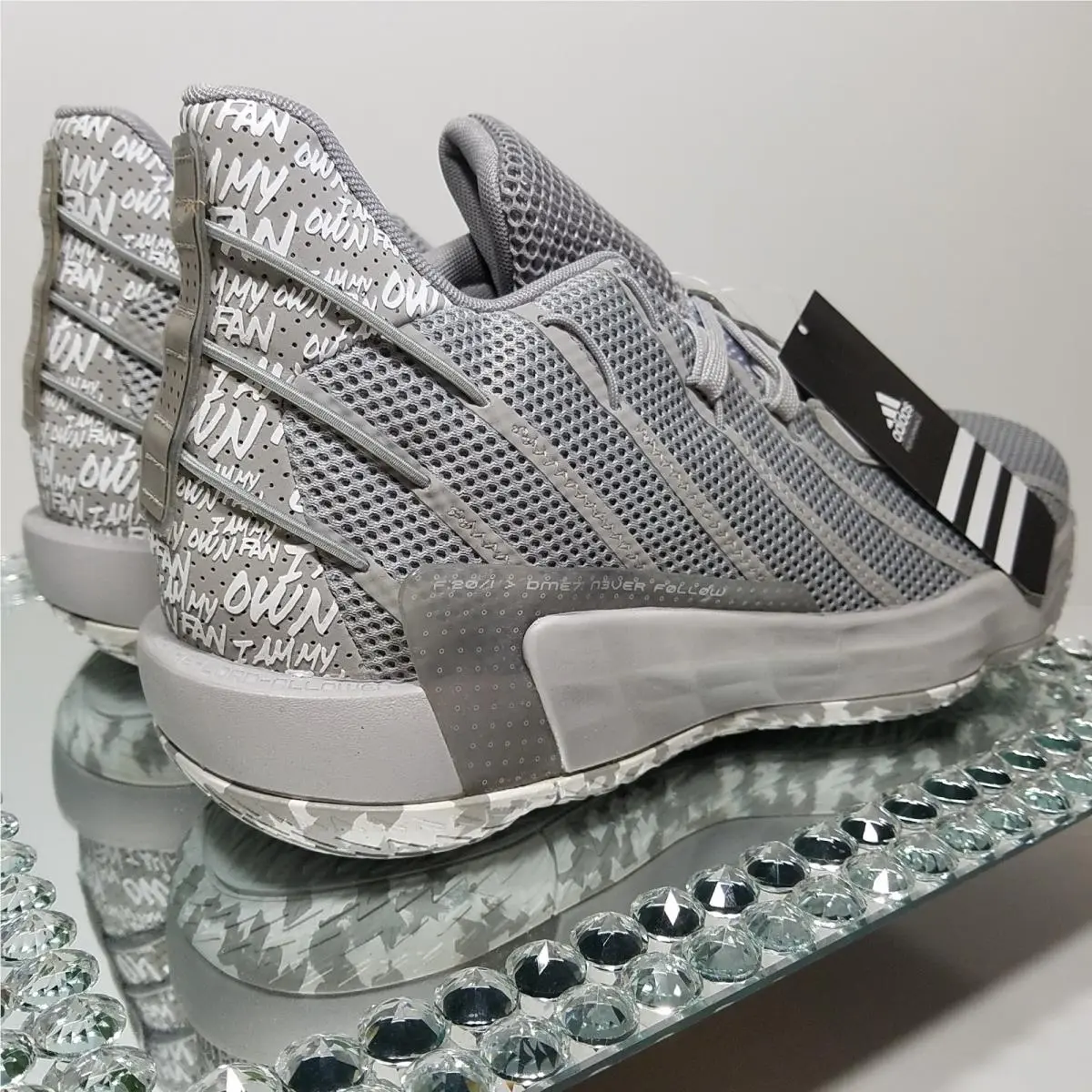 Adidas shoes - adidas Dame 7 - Dame - FY4249 - Gray 4