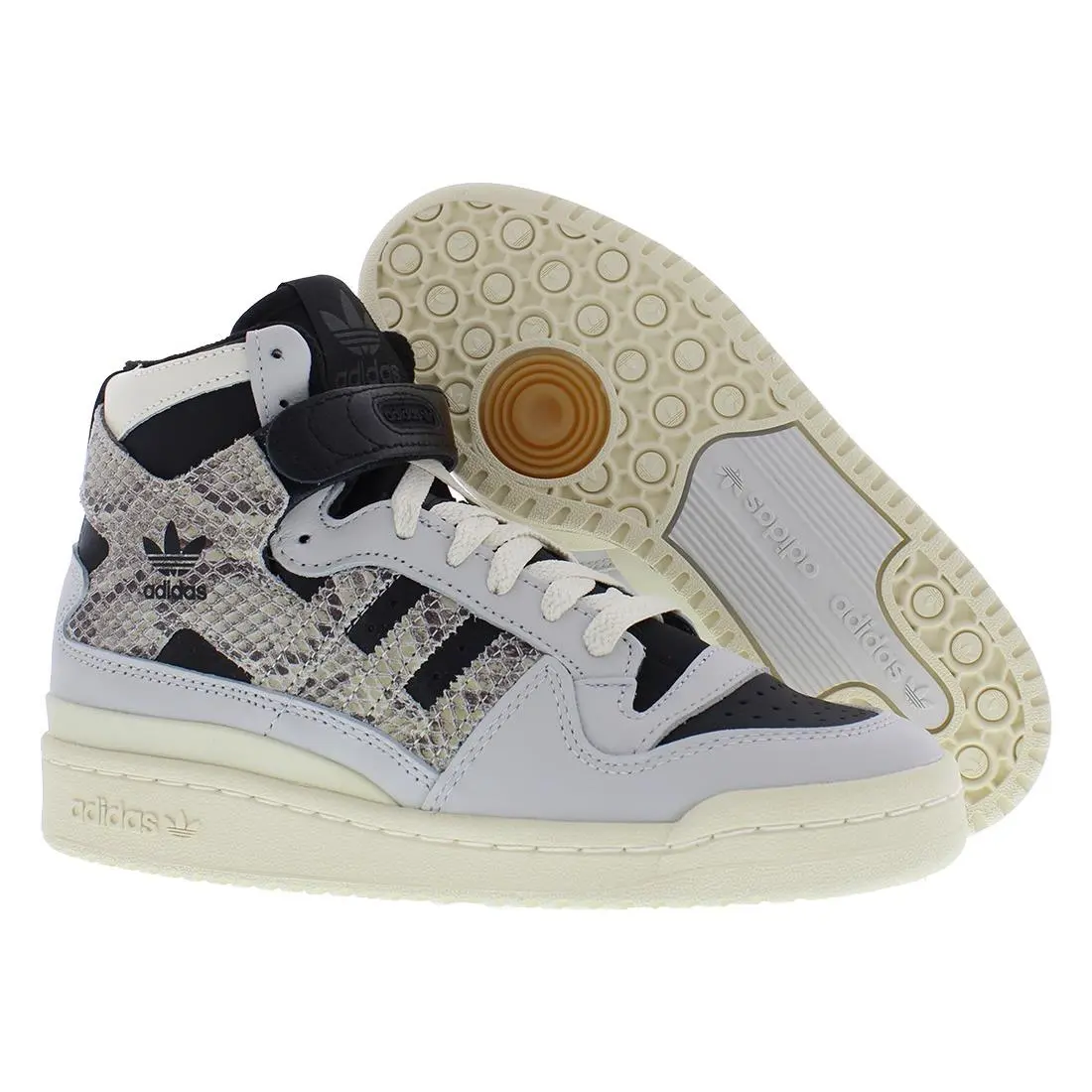 Adidas Forum 84 High Womens Shoes Size 6 Color: Grey One/cream White/core Black