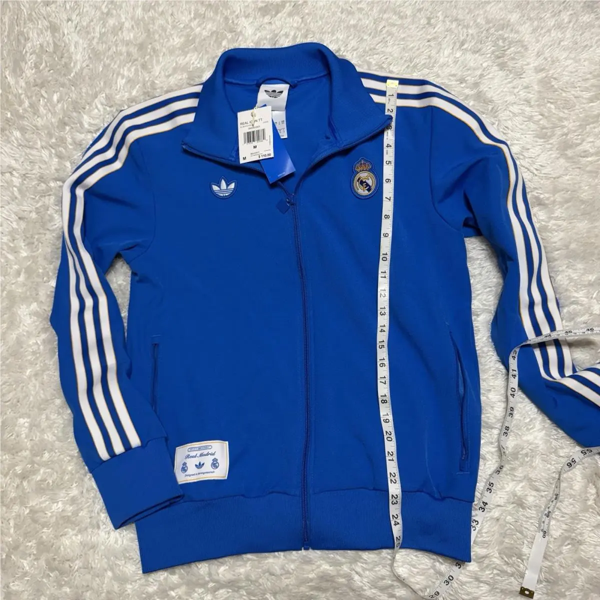 Adidas clothing - Adidas Originals Real Madrid Icon Track Top - JN3058 - Blue 7