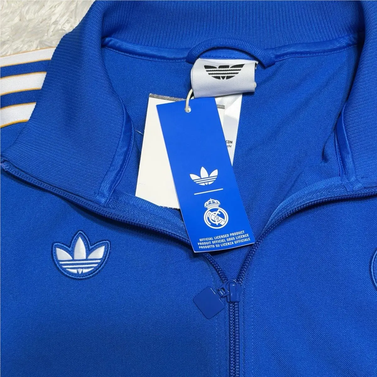 Adidas clothing - Adidas Originals Real Madrid Icon Track Top - JN3058 - Blue 1