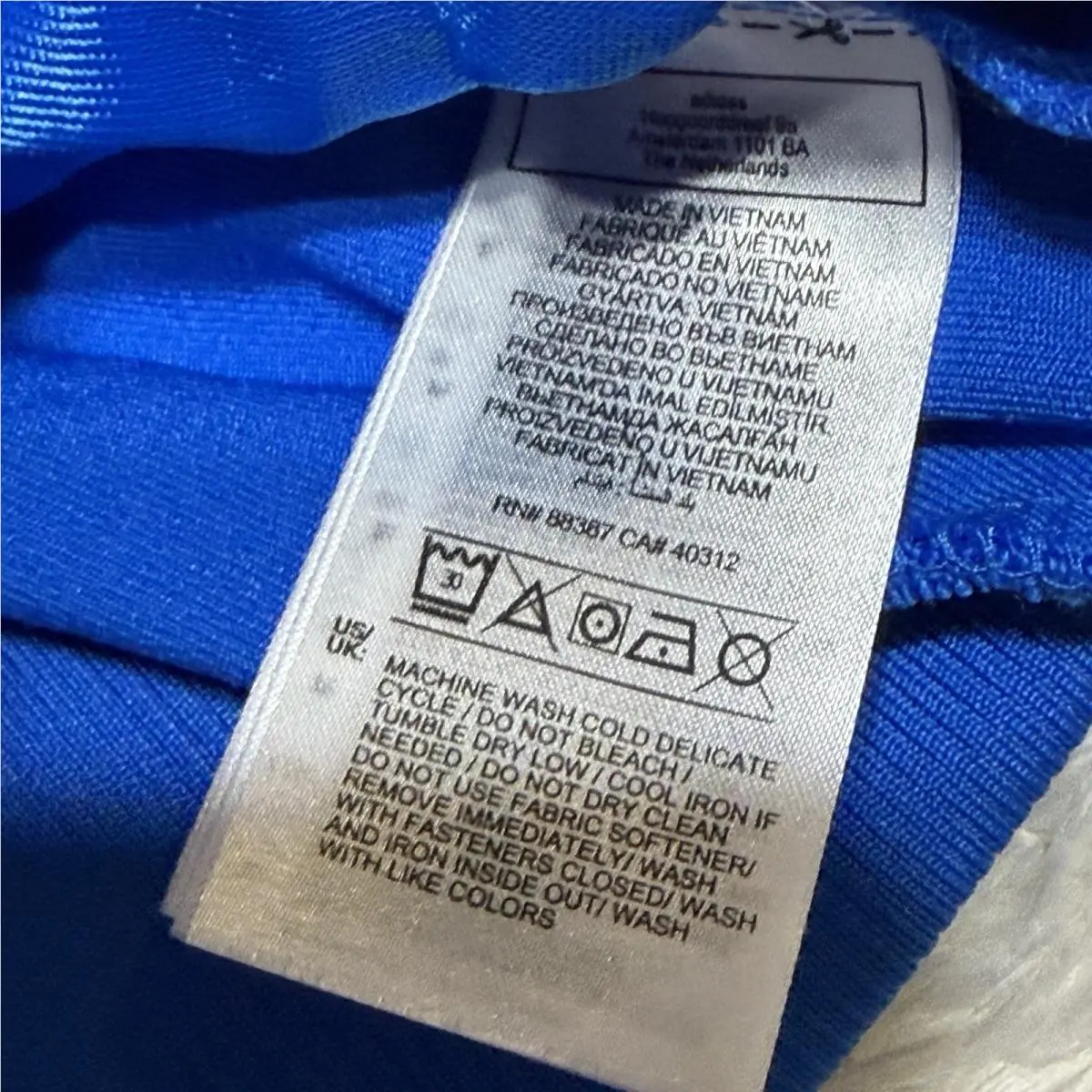 Adidas clothing - Adidas Originals Real Madrid Icon Track Top - JN3058 - Blue 5