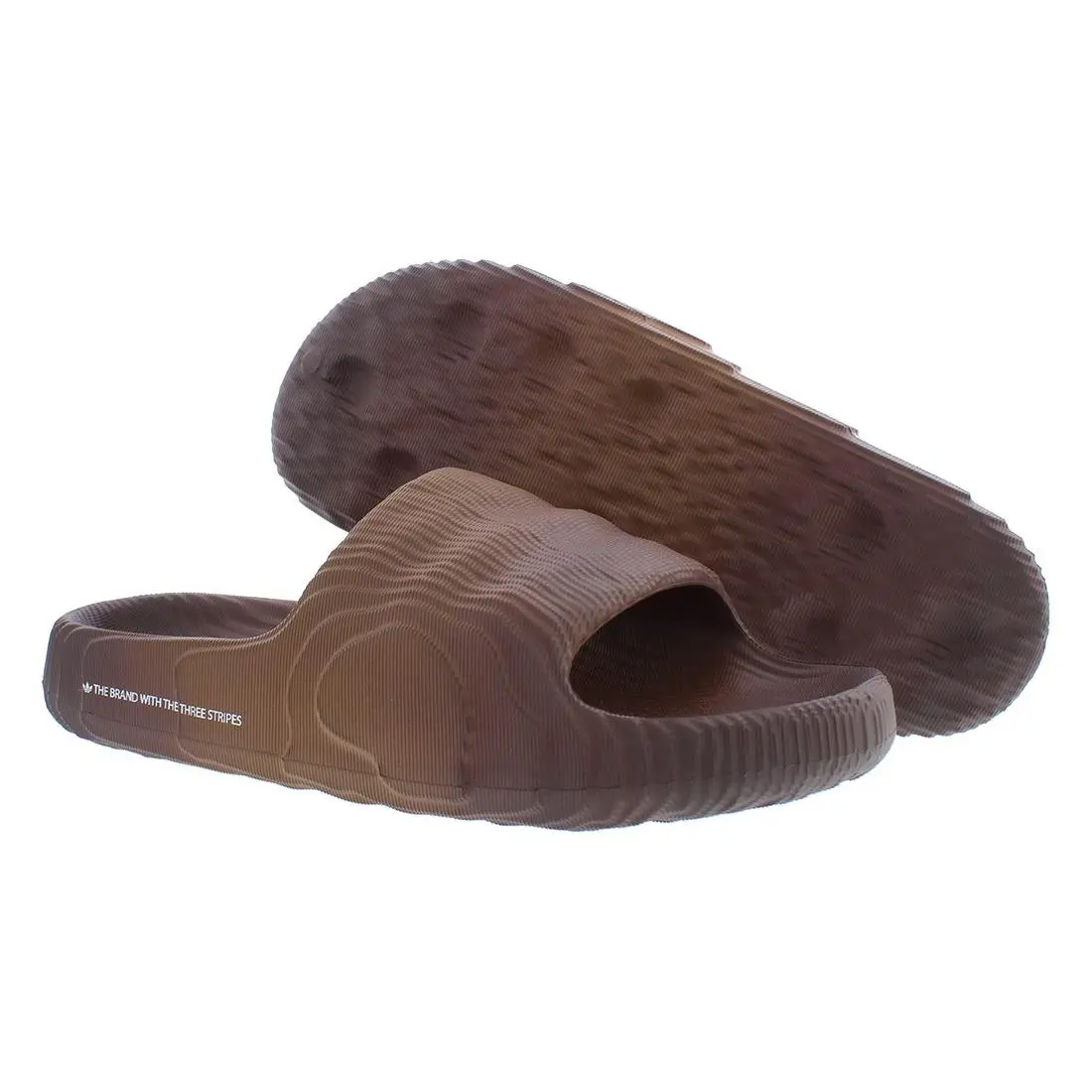 Adidas Adilette 22 Mens Shoes Size 5 Color: Preloved Brown/shadow Brown/core