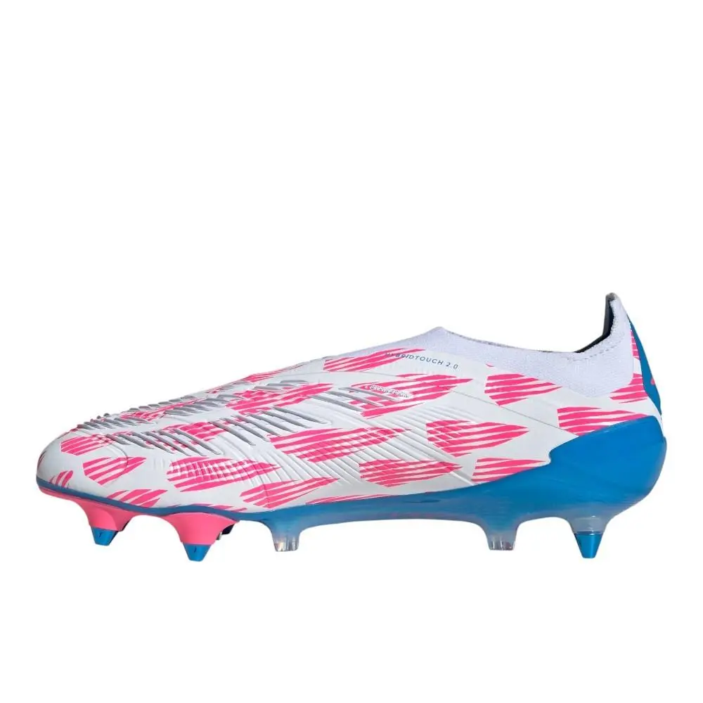 Adidas shoes - adidas Predator Elite Laceless Soft Ground Soccer Cleats - IF6320 - White (UPC: 197609286772) 1