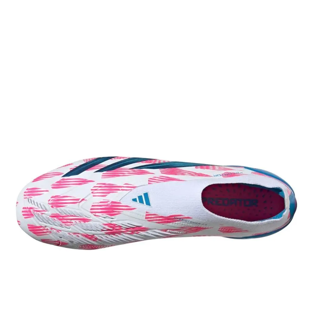 Adidas shoes - adidas Predator Elite Laceless Soft Ground Soccer Cleats - IF6320 - White (UPC: 197609286772) 2