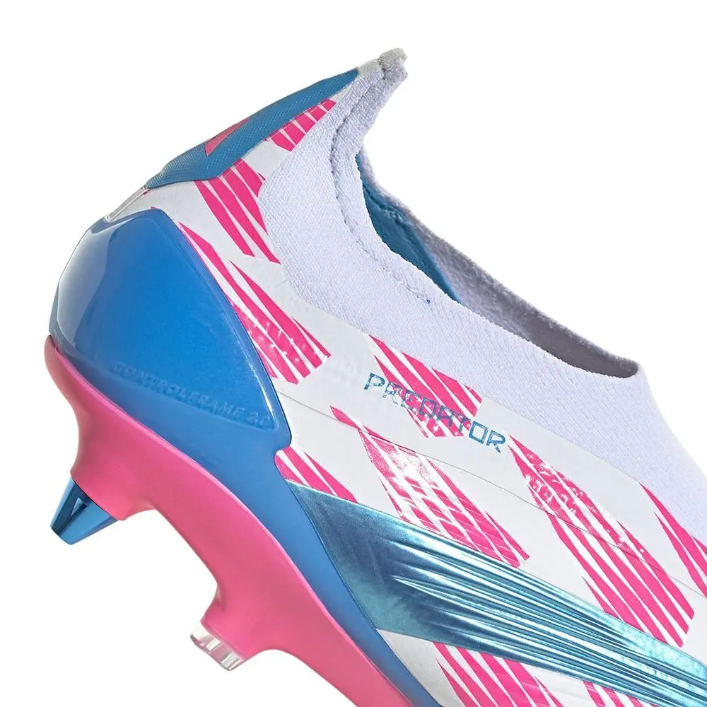 Adidas shoes - adidas Predator Elite Laceless Soft Ground Soccer Cleats - IF6320 - White (UPC: 197609286772) 5