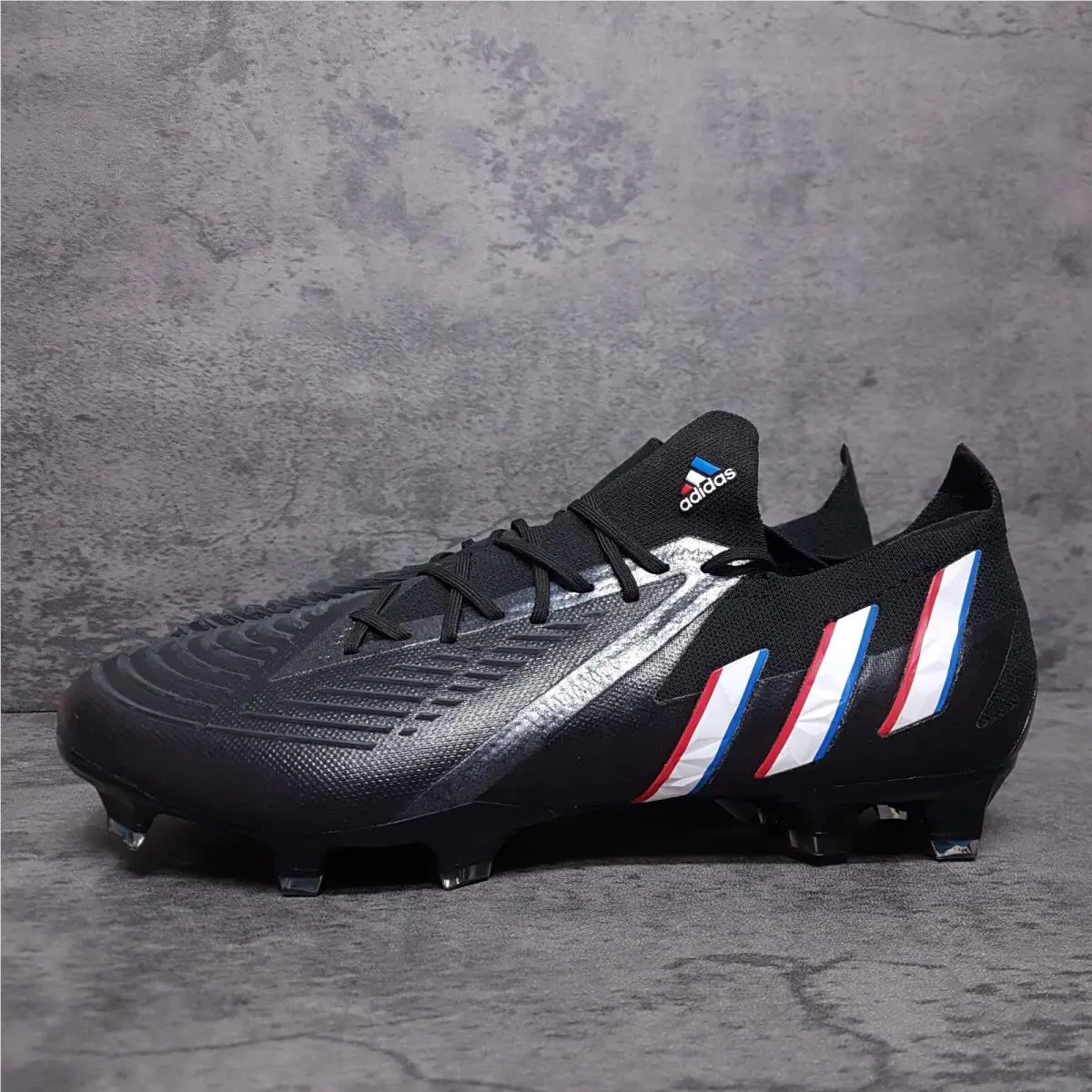 Adidas Predator Edge .1 L Low FG Soccer Cleats Mens Size 8 Womens 9 Black GV7391