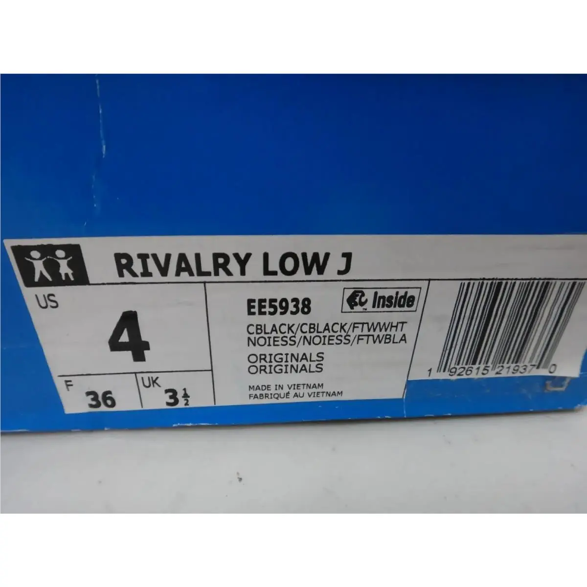 Adidas shoes - Rivalry Low J - Rivalry Low - Black 1
