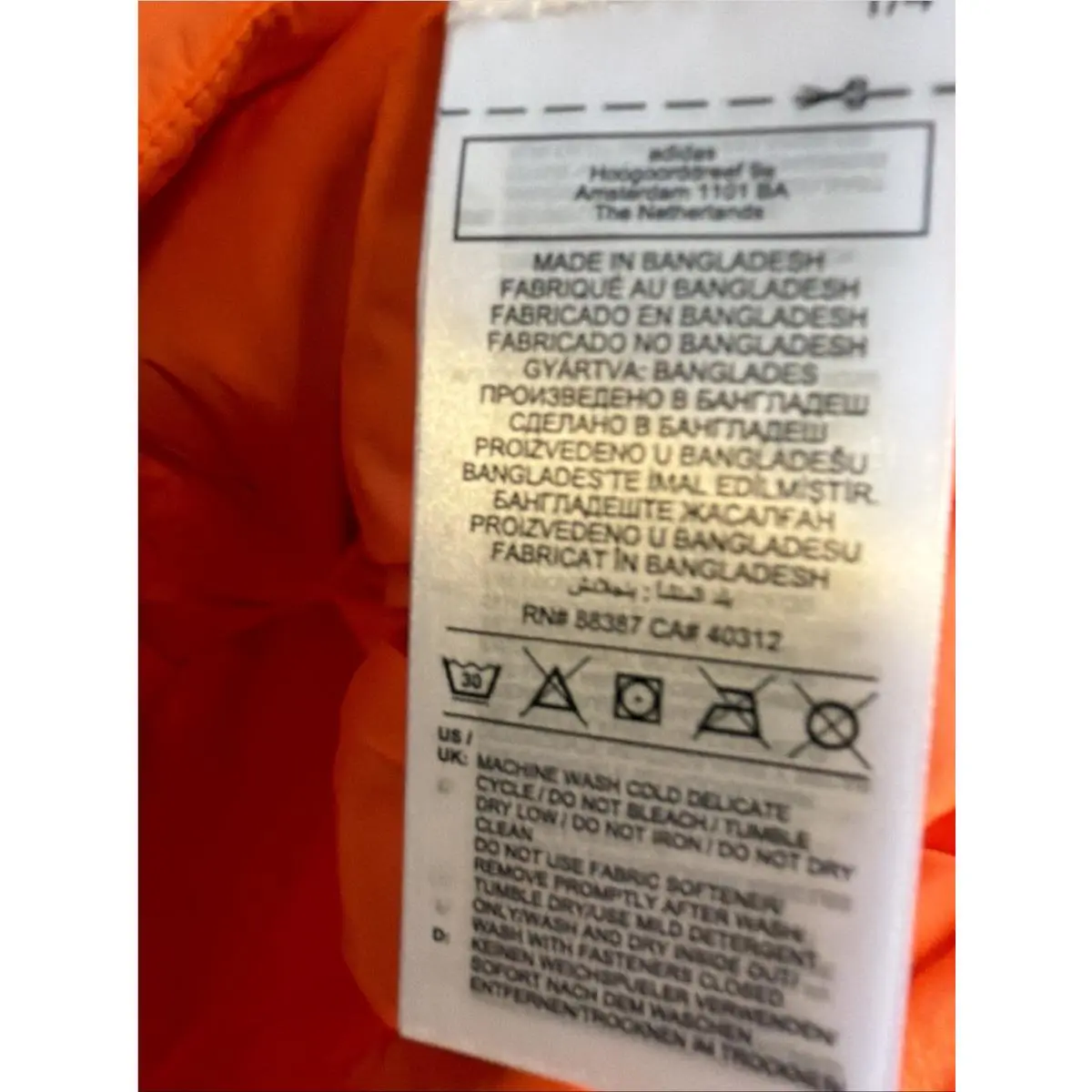 Adidas clothing - Adidas Terrex Syn - Terrex Syn - Orange 9